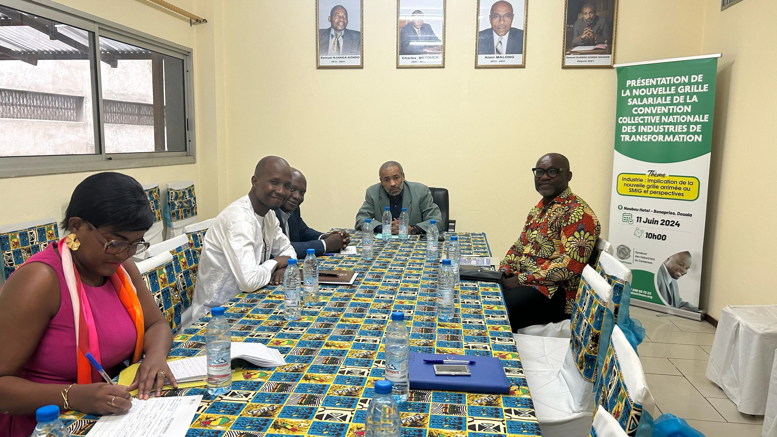 Visite de travail du Directeur Régional Adjoint du FNE au SYNDUSTRICAM