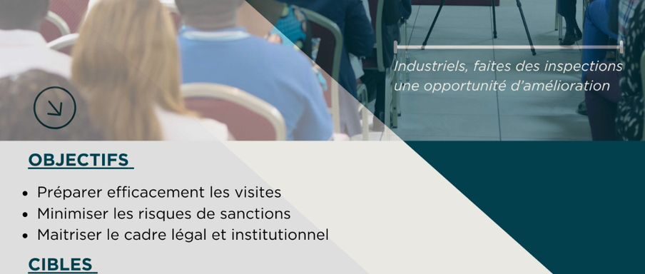 🧾 Formation Professionnelle : Conduite et Accueil des Inspections Conjointes et Administratives des Établissements Classés